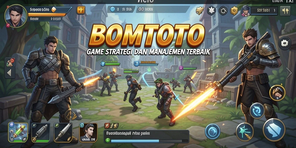 Screenshot gameplay BOMTOTO yang menampilkan strategi dan manajemen sumber daya.