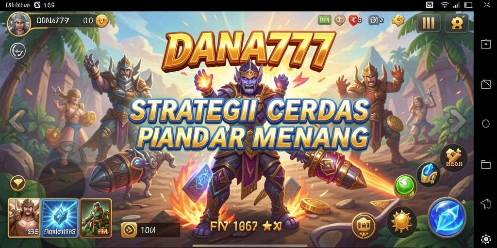Tangkapan layar gameplay menarik dari DANA777 dengan strategi intens.