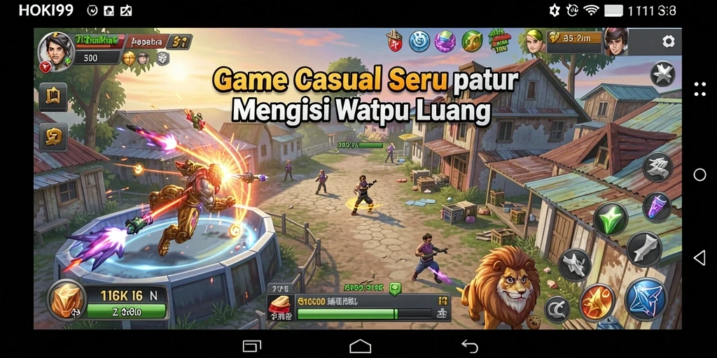Screenshot HOKI99 menampilkan momen seru dari gameplay Casual.