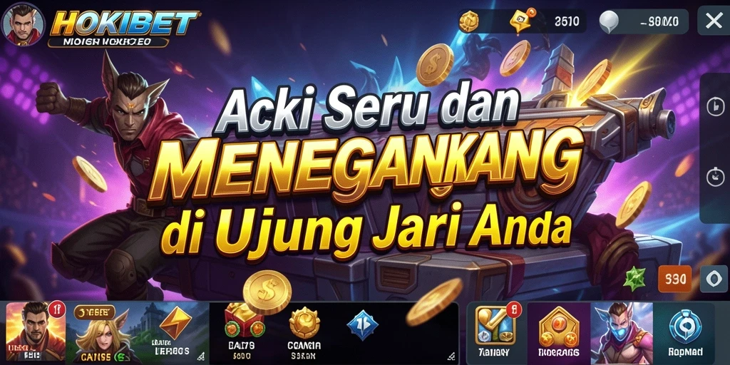 Screenshot HOKIBET menampilkan adegan aksi menegangkan yang menarik.