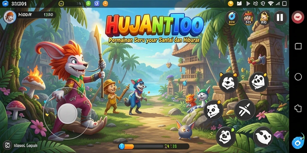 Tangkapan layar menampilkan gameplay HUJANTOTO yang mengasyikkan.