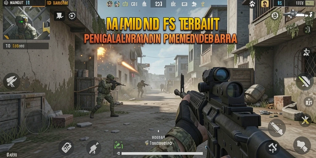 Screenshot gameplay MAINDUIT menunjukkan aksi pertempuran menegangkan.