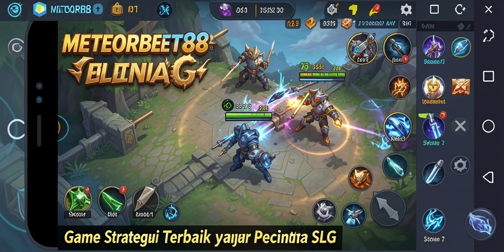Tampilan strategi pertempuran di METEORBET88 yang mendebarkan.