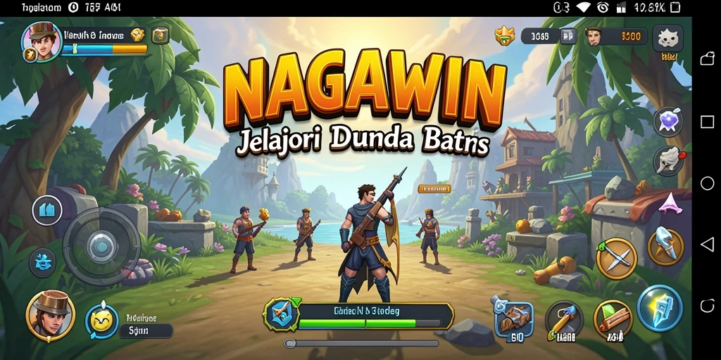 Tampilan gameplay NAGAWIN yang seru di dunia Open World.