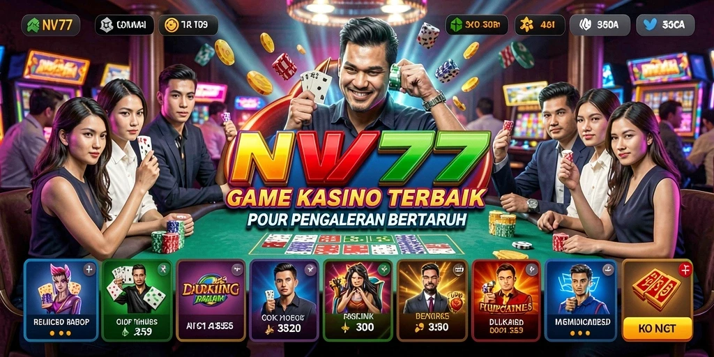 Tampilan gameplay NV77 yang menegangkan dan seru.