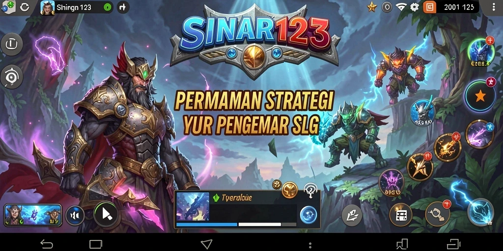Tampilan gameplay menarik dari SINAR123 dengan aksi SLG yang seru.