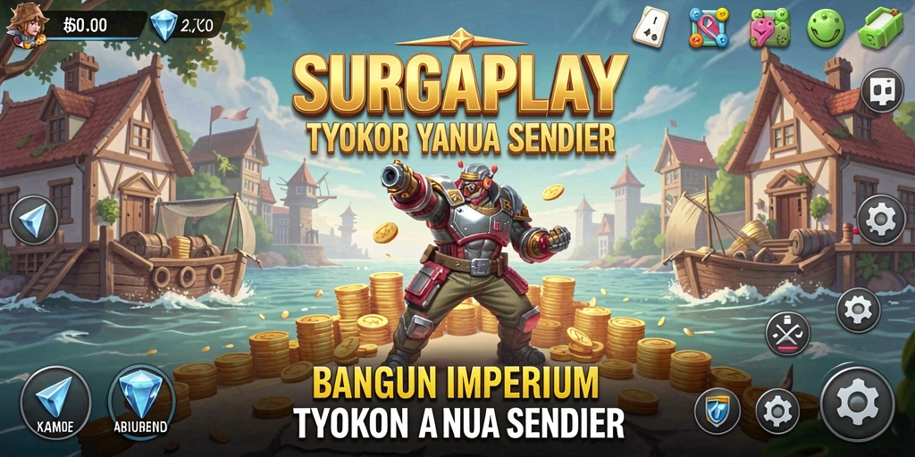 Tampilan gameplay <strong>SURGAPLAY</strong> yang menarik dan penuh strategi Tycoon.