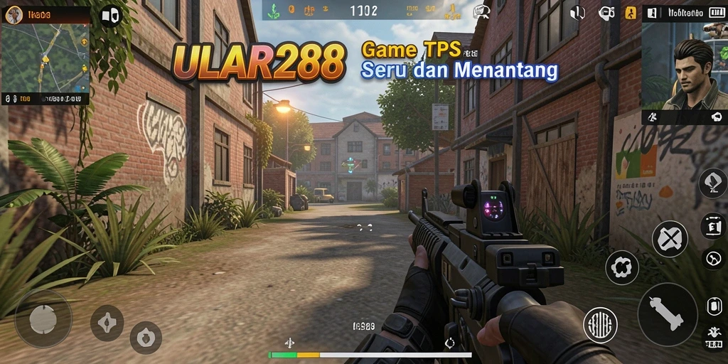 Tampilan menarik dari gameplay ULAR288 dalam mode TPS.