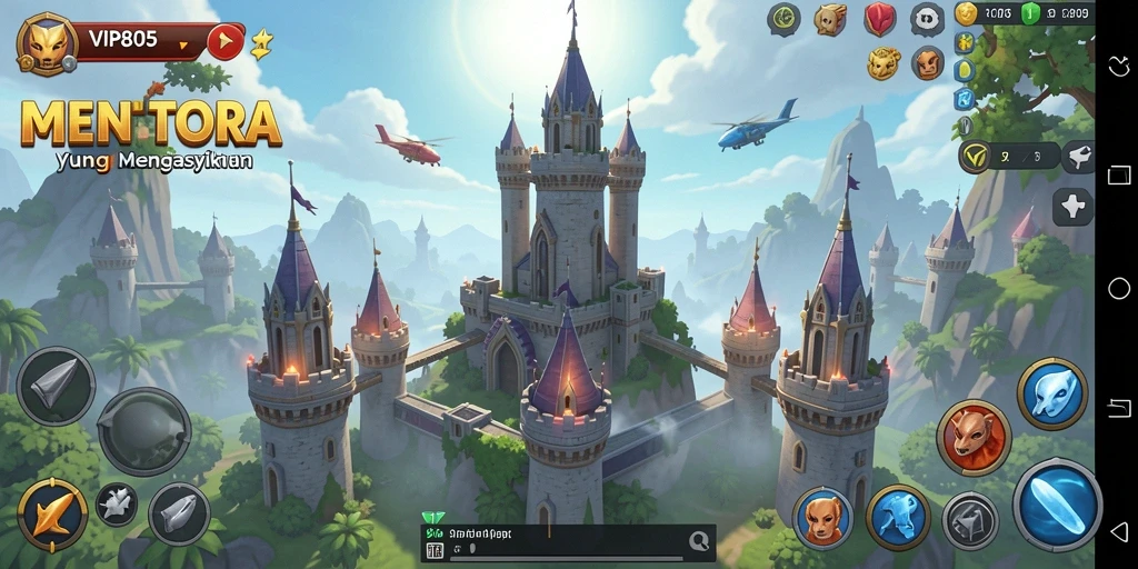Gameplay Tower Defense yang intens dan menarik di VIP805.
