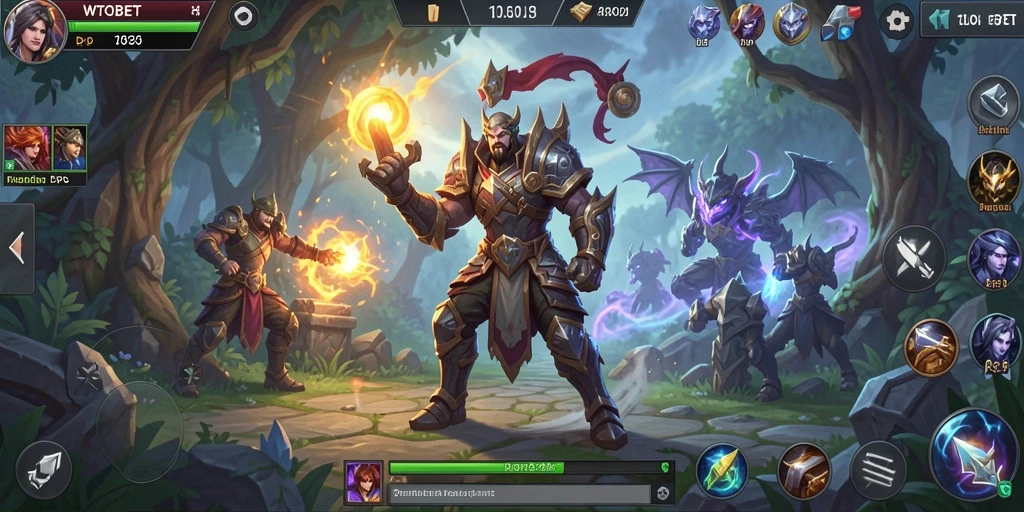 Tampilan gameplay menakjubkan dalam petualangan ARPG yang epik.